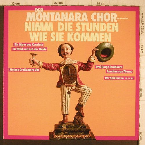 Montanara Chor: Nimm die Stunden wie Sie kommen, Teldec(6.26819), D, 1988 - LP - F8382 - 6,00 Euro