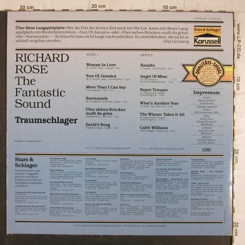 Rose,Richard: Traumschlager, Karussell(2872 164), D, 1981 - LP - F8399 - 5,00 Euro