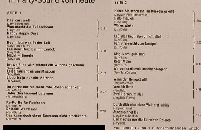Klein,Ferdy/Jary,Michael  Chor&Orch: Happy Happy Days, 28 heiße Hits, Ariola, Club Sonderaufl.(61 135), D,  - LP - F8419 - 7,50 Euro