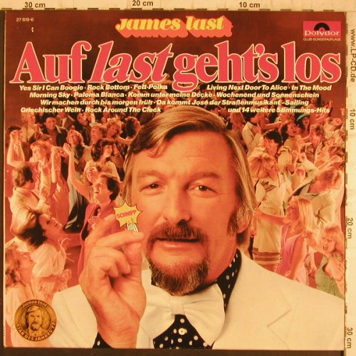Last,James: Auf Last Geht's Los Club-Sonderaufl, Polydor(27 619-6), D,  - LP - F8434 - 6,00 Euro