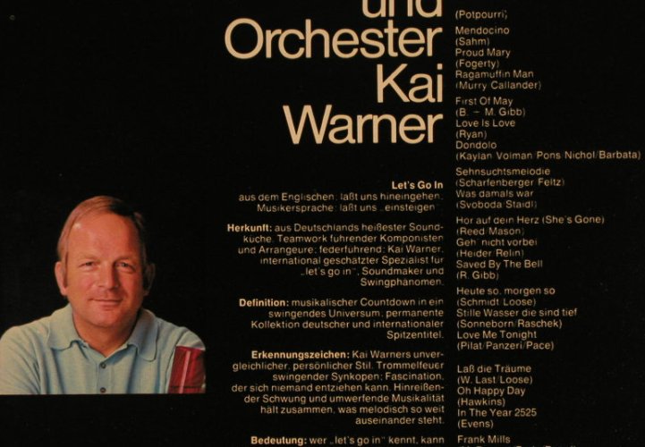 Warner,Kai & Orch.: Let's go in, 28 Spitzenschlager..., Polydor Club-Sonderaufl.(92 215), D, 1969 - LP - F8439 - 12,50 Euro