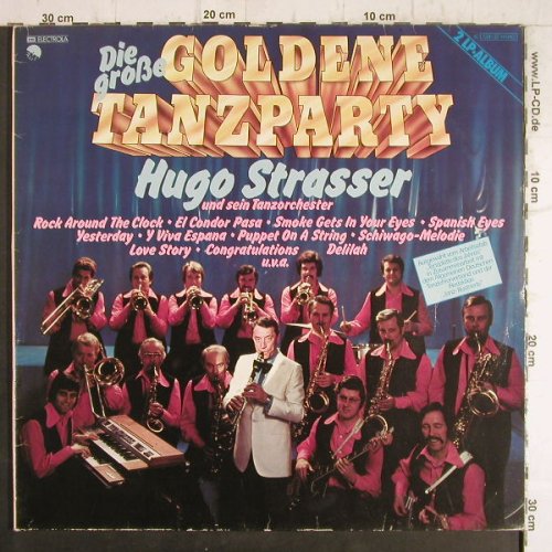 Strasser,Hugo & Tanz-Orch.: Dir große goldende Tanzparty, Foc, EMI(134-32 141/42), D,  - 2LP - F8581 - 9,00 Euro