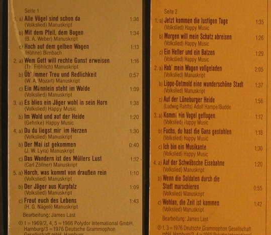 Last,James: Unsere Schönsten Volkslieder, Polydor(2437 992), D, 1976 - LP - F8588 - 5,00 Euro