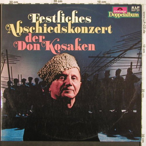 Don Kosaken: Festliches Abschiedskonzert, Foc, Polydor(2634 007), D, 1968 - 2LP - F8965 - 9,00 Euro