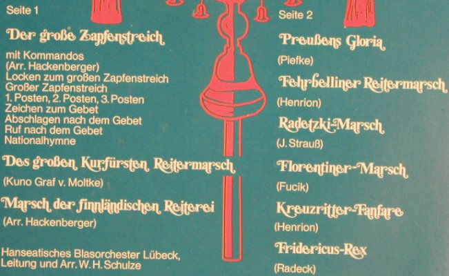 Hanseatisches Blasorchester Lübeck: Das große Marsch-Doppelalbum mit..., Tip(2429 013), D,  - 2LP - F8980 - 9,00 Euro