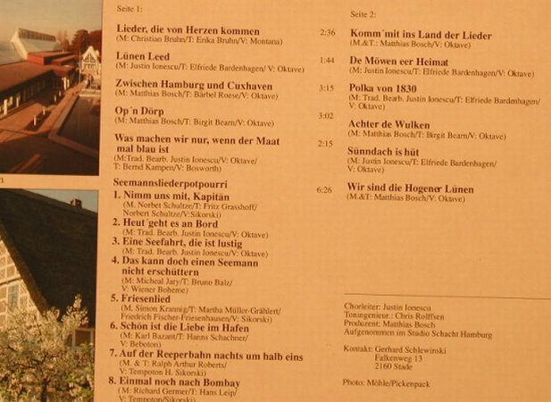Folklorechor Hogener Lünen: singen u.spielen volkstüml.Lieder, Moriba(RP 30095), D,  - LP - F9133 - 7,50 Euro