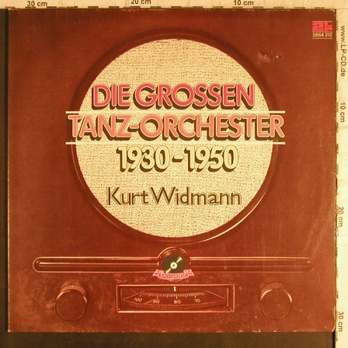 Widmann,Kurt: Die grossen Tanz-Orchester, Foc, Polydor(2664 212), D,1930-50,  - 2LP - F9290 - 12,50 Euro
