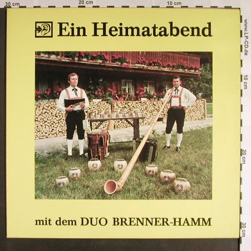 Duo Brenner-Hamm: Ein Heimatabend mit dem, Aurophon(AU 11041), D, 1980 - LP - F9307 - 9,00 Euro