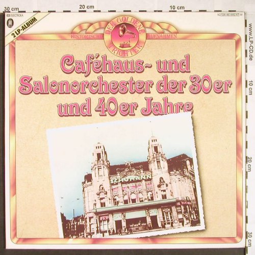 V.A.Cafehaus- und Salonorchester: der 30er & 40er Jahre, Foc, Odeon(134-46 446/47), D,  - 2LP - F9680 - 9,00 Euro