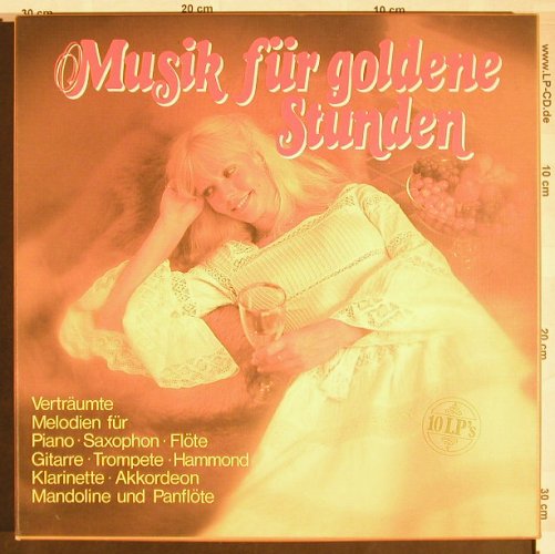 V.A.Musik für goldene Stunden: Verträumte Melodien für.. Div., Delta Club Ed.(31.3254), D,  - 10LP - F9739 - 17,50 Euro