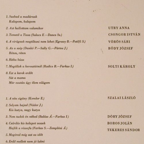 V.A.Reten,Retten...: Famous Hungarian Songs, Qualiton(LPX 10078), H,  - LP - F980 - 7,50 Euro
