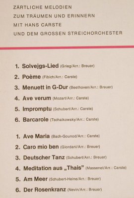 Carste,Hans & Sein Gr.Streichorch.: Zwischen Tag und Traum, Folge 2, Polydor(237 373), D, 1964 - LP - F9883 - 12,50 Euro