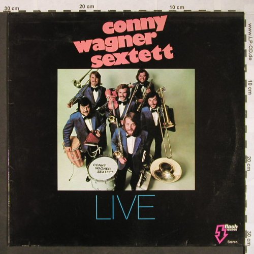Wagner Sextett,Conny: Live, Flash Rec.(FST 26-0845), D,  - LP - F9940 - 9,00 Euro