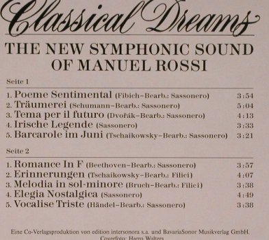 Rossi,Manuel: Classical Dreams, Teldec(6.26211), D, 1985 - LP - F9995 - 5,00 Euro