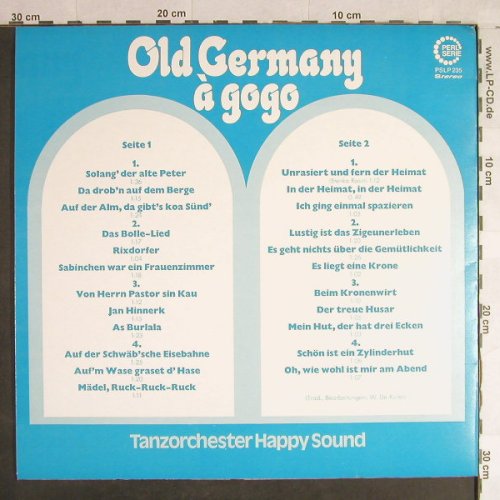 Tanzorchester Happy Sound: Old Germany a' gogo, Perl Serie(PSLP 235), D, 1972 - LP - H1470 - 7,50 Euro