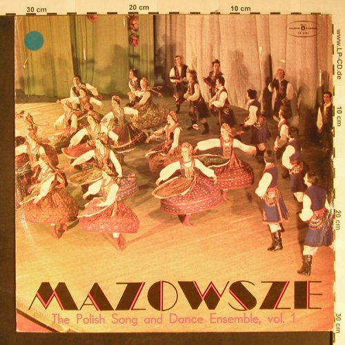 Polish Song & Dance Ensemble: Vol.1 - Mazowsze, Muza(SX 0141), PL,  - LP - H2222 - 7,50 Euro