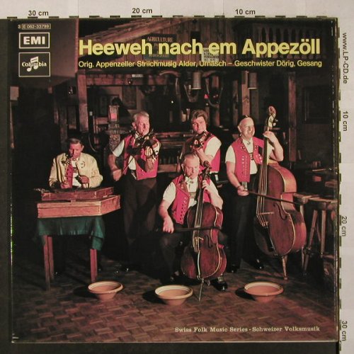 Orignal Appenzeller Striichmusig: Heeweh nach em Appezöll, EMI Columbia(E 062-33799), , 1975 - LP - H2561 - 9,00 Euro