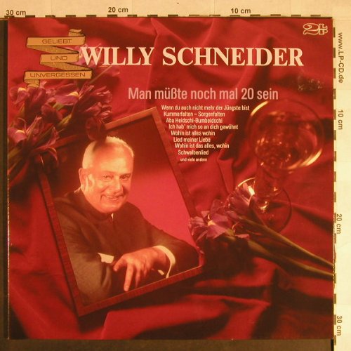 Schneider,Willy: Man müßte noch mal 20 sein, stol, Teldec, Club Ed.(63 086 3), D,Foc, 1989 - 2LP - H284 - 9,00 Euro