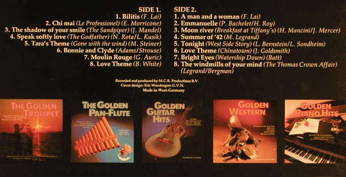 Hollywood Cinema Orchestra: Golden Film Hits, MCR(1706), NL, 1982 - LP - H2892 - 5,00 Euro