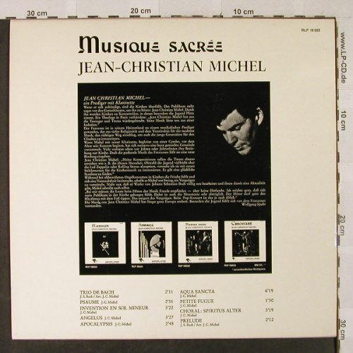 Michel,Jean-Christian: Musique Sacree, Riviera(RLP 16022), D, 1970 - LP - H2959 - 9,00 Euro