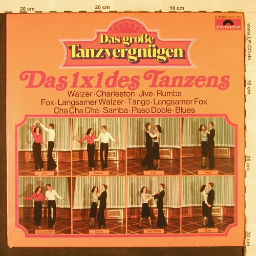 V.A.Das Grosse Tanzvergnügen: Das 1x1 des Tanzens(Wolf D.Stubel), Polydor(2437 329), D,  - LP - H3200 - 7,50 Euro