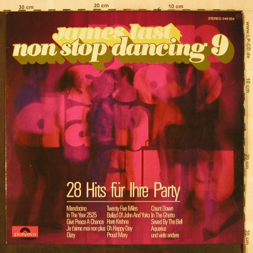 Last,James: Non Stop Dancing 9, Polydor(249 354), D, 1969 - LP - H3725 - 9,00 Euro