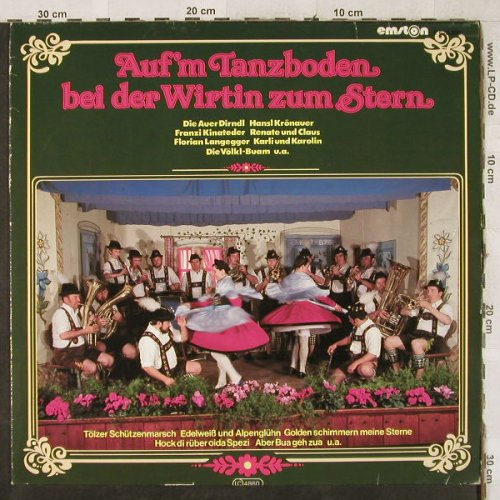 V.A.Auf'm Tanzboden bei der Wirtin: zum Stern-AuerDirndl...Völkl-Buam, Emston(E 620.203), D, 1981 - LP - H3792 - 6,00 Euro