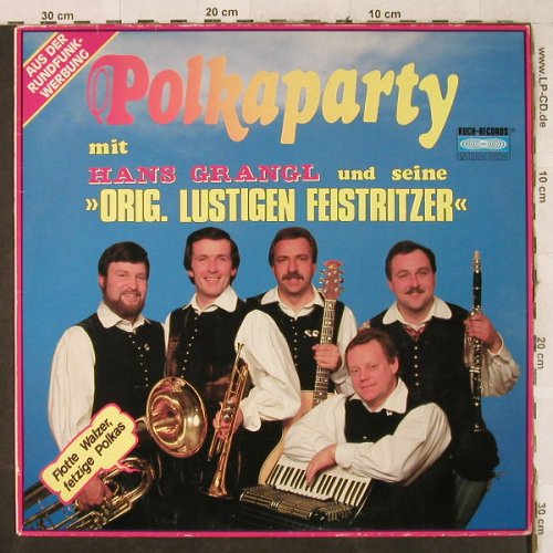 Grangl,Hans & Lustigen Feistritzer: Polkaparty, m /vg+, Koch(0120 630), D, 1982 - LP - H3793 - 5,00 Euro