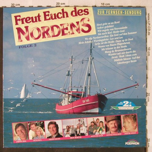 V.A.Freut Euch des Nordens: Folge 2-Johnny Hill...Freddy, Polyphon(845 083-1), D,  - LP - H3858 - 6,00 Euro