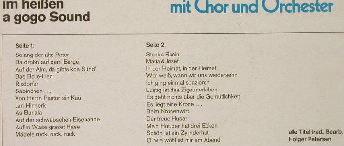 James,Jo mit Chor und Orch.: I Like Germany, Falcon(L-ST 7095), D,  - LP - H3875 - 6,00 Euro