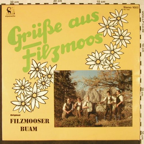 Filzmooser Buam: Grüße aus Filzmoos, Alpenecho(1003), D,  - LP - H4256 - 9,00 Euro