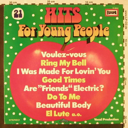 Hiltonaires: Hits for young people (21), Europa(111 884.6), D, 1979 - LP - H4327 - 6,00 Euro