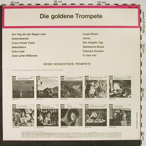 Schachtner,Heinz: Die goldene Trompete, vg+/vg+, Gloria(SMGL 14 080), D,  - LP - H4607 - 5,00 Euro