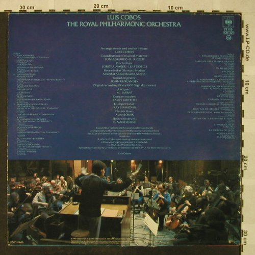 Royal Philharmonic Orchestra: Sol y Sombra-Luis Cobos, m-/VG+, CBS(CBS 71 119), NL, 1983 - LP - H5118 - 6,00 Euro