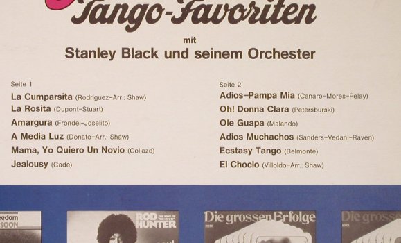 Black,Stanley: Jalousie - Tango-Favoriten, Decca(ND 872), D,  - LP - H5358 - 9,00 Euro