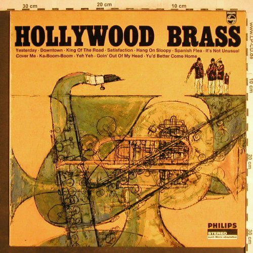 Hollywood Brass: Same, cond.Jerry Fielding, Philips(843 514 B`Y), D, 1966 - LP - H6889 - 12,50 Euro