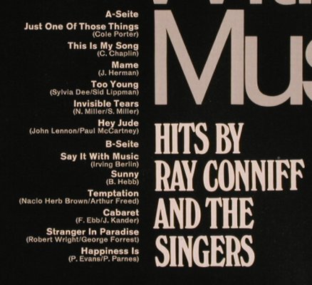 Conniff,Ray & the Singers: Say It With Music, CBS/Discoton(S 92 278), D,  - LP - H8048 - 9,00 Euro