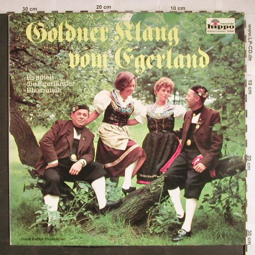 Egerländer Blasmusik: Goldner Klang vom Egerland, Hippo(31009), D,  - LP - H8187 - 7,50 Euro