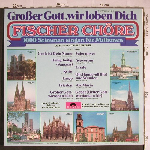 Fischer Chöre: Großer Gott. wir loben Dich, Polydor(2371 710), D, 1976 - LP - H8260 - 6,00 Euro