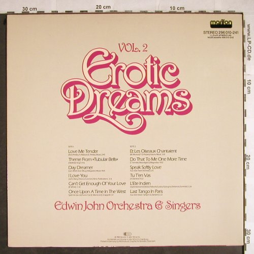 John,Edwin  Orchestra & Singers: Erotic Dreams Vol.2,Tr1 wrong Elvis, Marifon(296 010-241), D, 1981 - LP - H8367 - 7,50 Euro