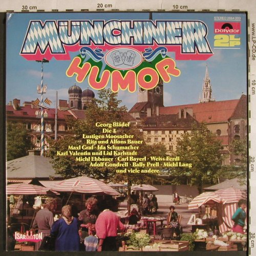 V.A.Münchener Humor: 3 Lustigen Moosbacher..Otto Ebner&., Polydor(2664 203), D, Foc,  - 2LP - H9209 - 6,00 Euro
