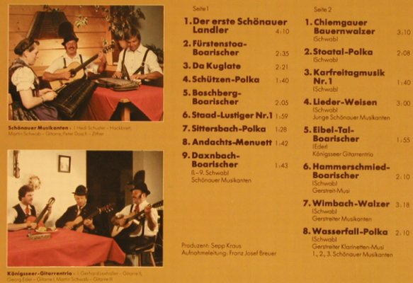 V.A.Schönauer Musikanten: a lustige Musi No.3, Martin Schwab, Telefunken(6.24081), D, 1979 - LP - H9225 - 9,00 Euro