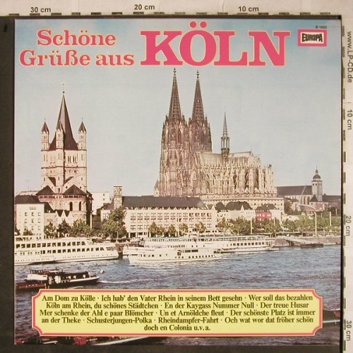 V.A.Schöne Grüsse aus Köln: Jupp Schmitz,L.Sebus..Rheinlandsän., Europa(E 1022), D, 1974 - LP - H9229 - 7,50 Euro