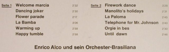Alco,Enrico &s.Orchester-Brasiliana: Fiesta Brasiliana, Falcon(L-ST 7129), D,  - LP - H94 - 7,50 Euro
