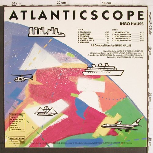 Haus,Ingo:&nbsp;Atlanticscope, SelectedS. (178), D, 1986 Typ:&nbsp;LP Best.-Nr.:&nbsp;H9677 Preis:&nbsp; 2,00 Euro