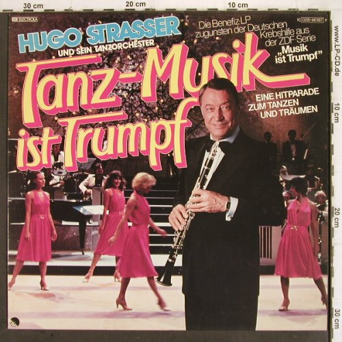 Strasser,Hugo & Tanz-Orch.:&nbsp;Tanz-Musik ist Trumpf, EMI (028-46 187), D, 1980 Typ:&nbsp;LP Best.-Nr.:&nbsp;V147 Preis:&nbsp; 5,00 Euro