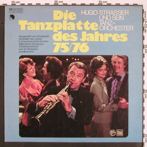 Strasser,Hugo & Tanz-Orch.: Die Tanzplatte des Jahres 75/76, EMI (C 062-29 586), D, 1975 Typ: LP Best.-Nr.: V2041 Preis: 6,00 Euro