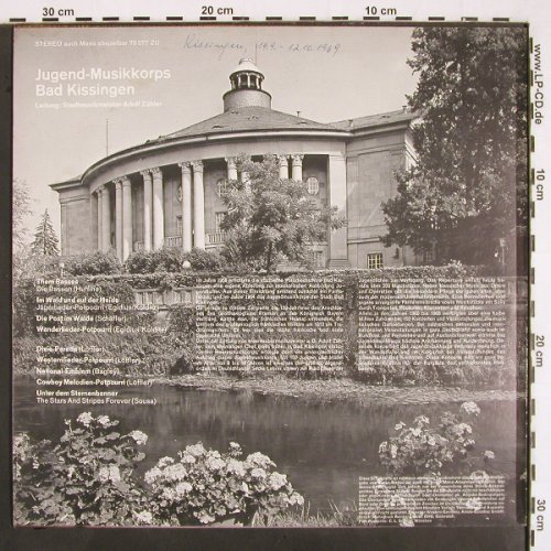 Jugend Musikkorps Bad Kissingen: Ltg. Stadtmusikmeister Adolf Zähler, Baccarola (79 277 ZU), D Typ: LP Best.-Nr.: V2278 Preis: 6,00 Euro