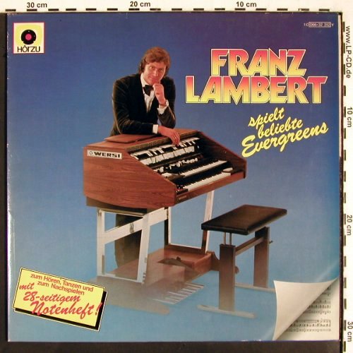 Lambert,Franz: sp.Beliebte Evergreens, Notenheft, EMI (066-32 312), D, Foc, 1977 Typ: LP Best.-Nr.: V2289 Preis: 7,50 Euro