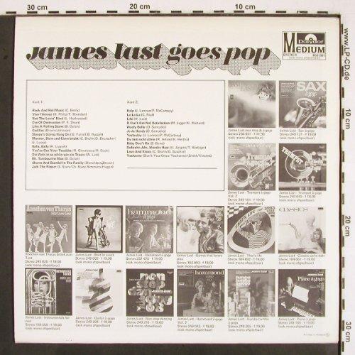 Last,James: Goes Pop, Polydor Medium (656 001), NL Typ: LP Best.-Nr.: V2339 Preis: 7,50 Euro